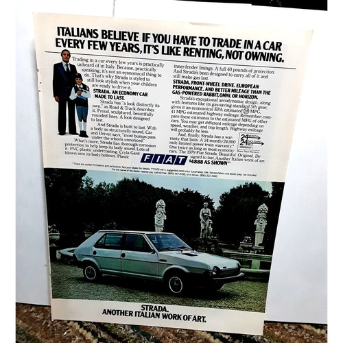 Pubblicità fiat strada - pubblicità,